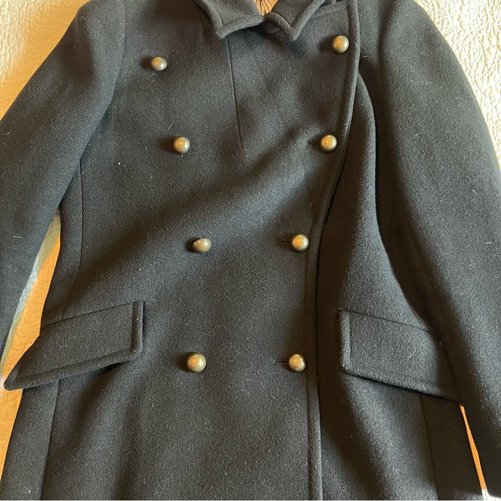 Nili Lotan Black Pea Coat - Picture 9 of 15